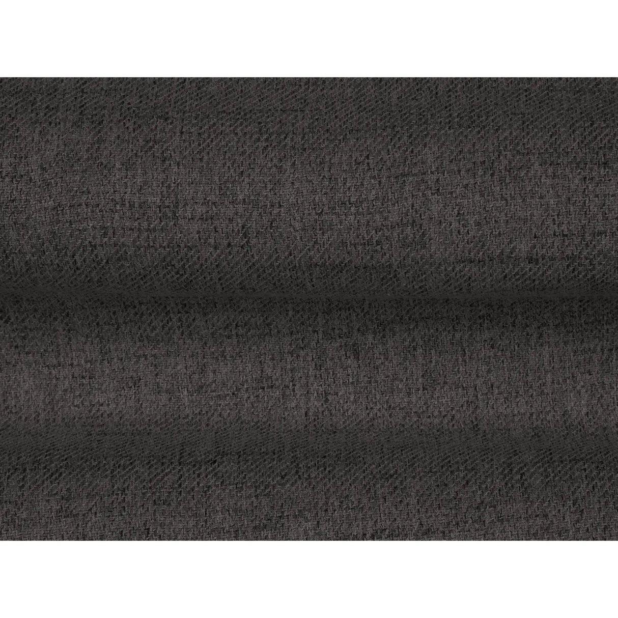 Mamaia 2-Sitzer Chaiselongue Rechte Seite, Beine Goldmetall, mit Bezug aus Strukturierter Stoff (Nev97) in Dunkelgrau, 185x102 cm – Bild 4