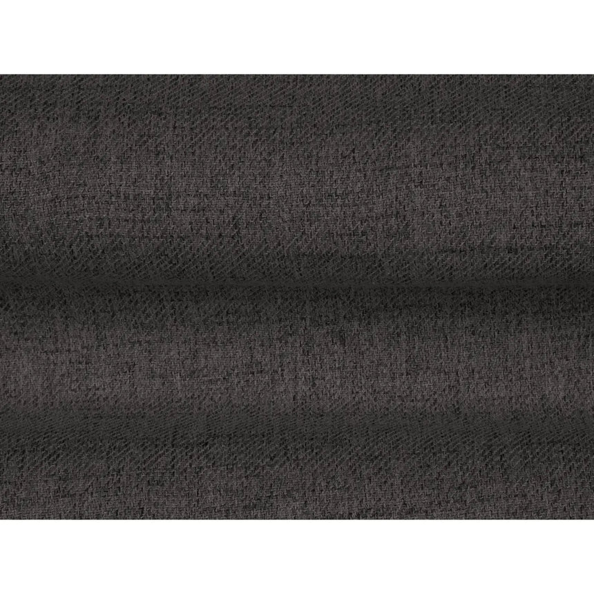 Mamaia 2-Sitzer Chaiselongue Rechte Seite, Metallbeine Schwarz, mit Bezug aus Strukturierter Stoff (Nev97) in Dunkelgrau, 185x102 cm – Bild 4