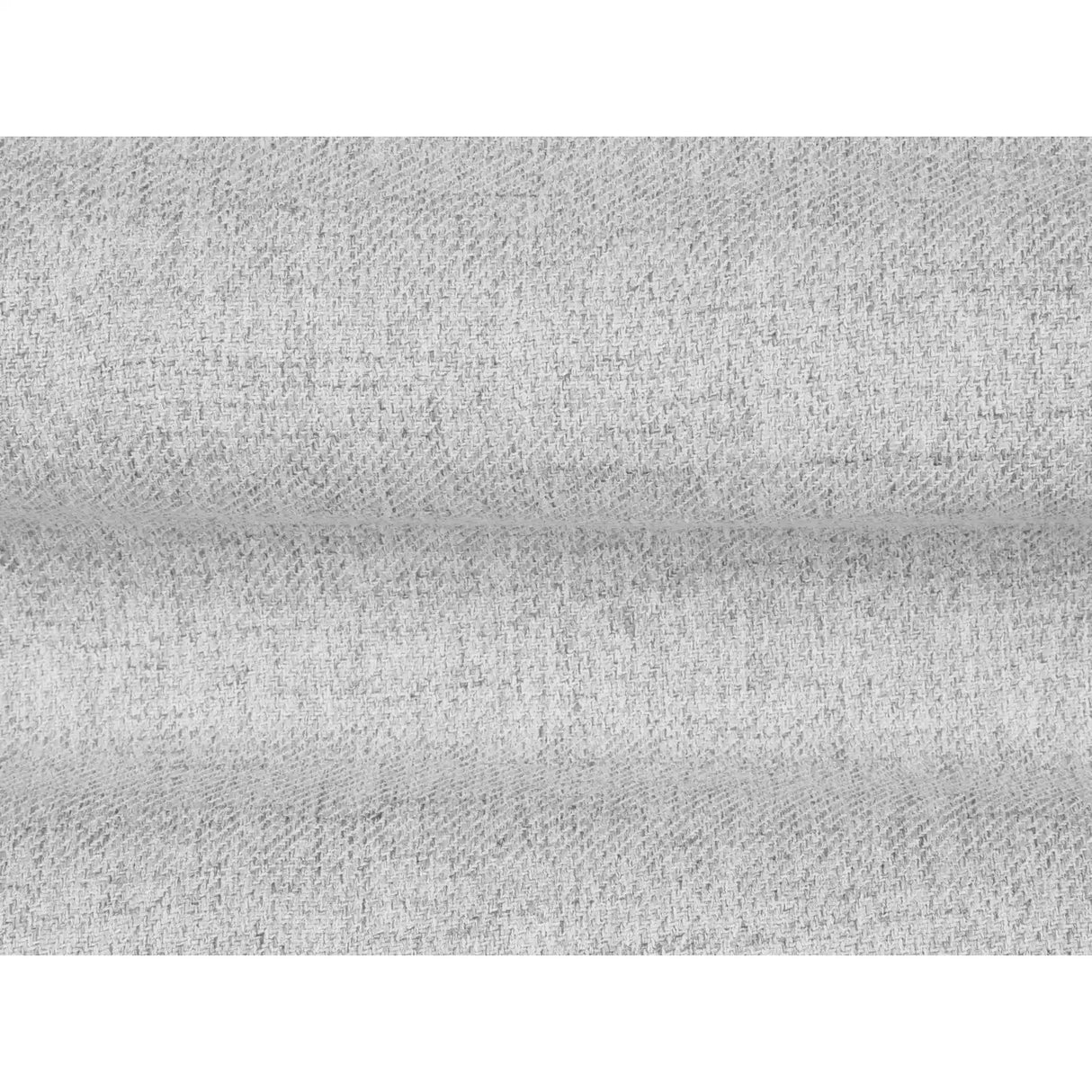 Mamaia 2-Sitzer Sitz-Bank, Beine Goldmetall, mit Bezug aus Strukturierter Stoff (Nev80) in Hellgrau, 62x133 cm – Bild 4