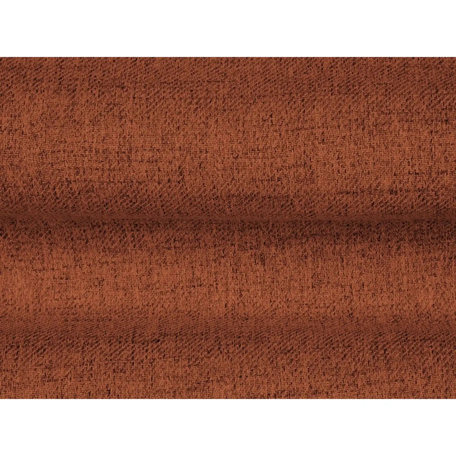 Mamaia 2-Sitzer Sitz-Bank, Metallbeine Schwarz, mit Bezug aus Strukturierter Stoff (Nev52) in Ziegel, 62x133 cm – Bild 4