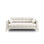 Mamaia 2-Sitzer Sofa, Beine Goldmetall, mit Bezug aus Samt oder Strukturstoff, 152x96 cm – Bild 1