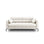 Mamaia 2-Sitzer Sofa, Metallbeine Schwarz, mit Bezug aus Samt oder Strukturstoff, 152x96 cm – Bild 1
