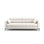 Mamaia 4-Sitzer Sofa, Metallbeine Schwarz, mit Bezug aus Samt oder Strukturstoff, 217x96 cm – Bild 1