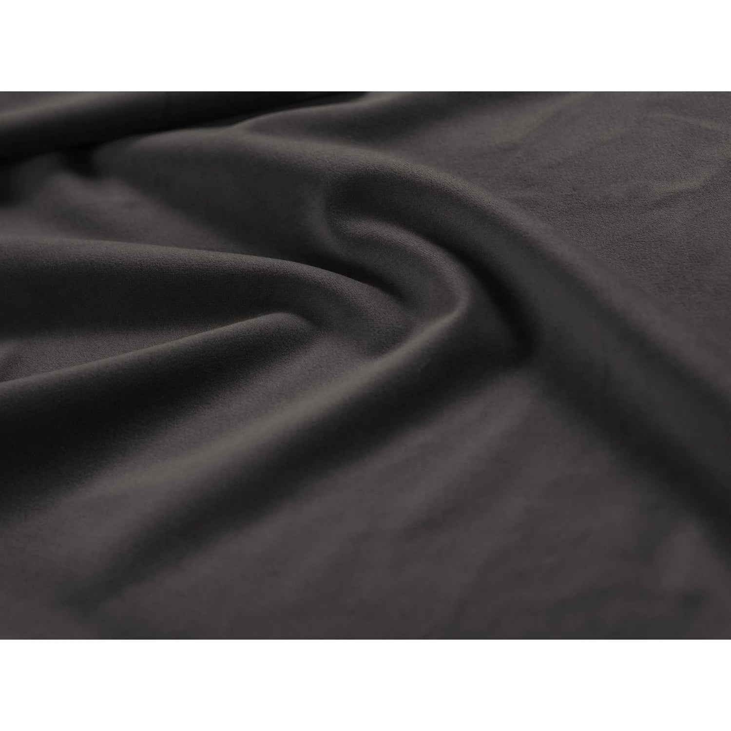 Mamaia 5-Sitzer Ecksofa symmetrisch, Metallbeine Schwarz, mit Bezug aus Samt (Blu18) in Dunkelgrau, 256x256 cm – Bild 8