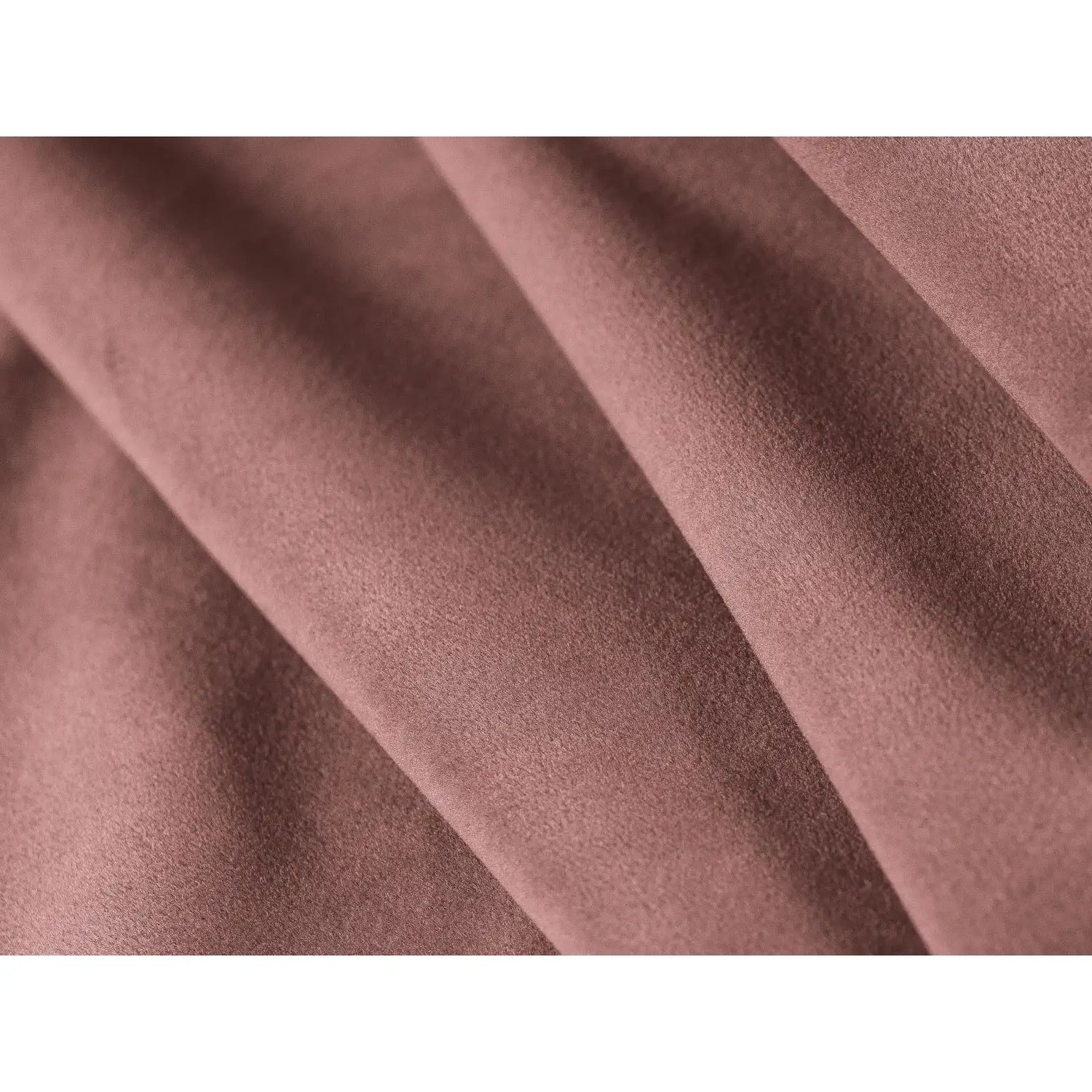Mamaia 6-Sitzer Panorama-Sofa symmetrisch, Metallbeine Schwarz, mit Bezug aus Samt (Blu52) in Rosa, 383x185 cm – Bild 8