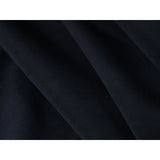 Mamaia 6-Sitzer Panorama-Sofa symmetrisch, Metallbeine Schwarz, mit Bezug aus Samt (Blu89) in Dunkelblau, 383x185 cm – Bild 8