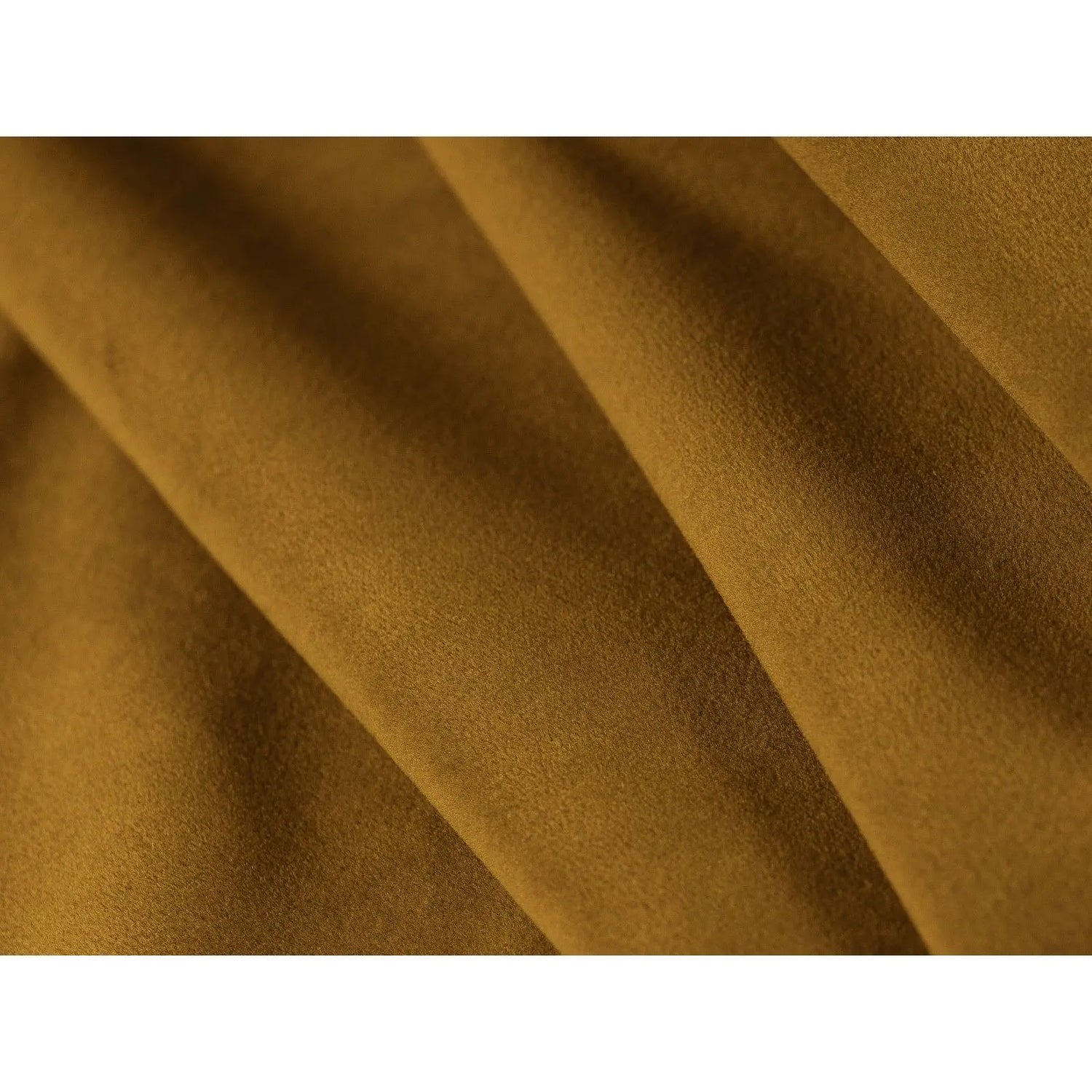 Mamaia 7-Sitzer Panorama-Ecksofa, Linke Seite, Beine Goldmetall, mit Bezug aus Samt (Blu68) in Gelb, 327x256 cm – Bild 7