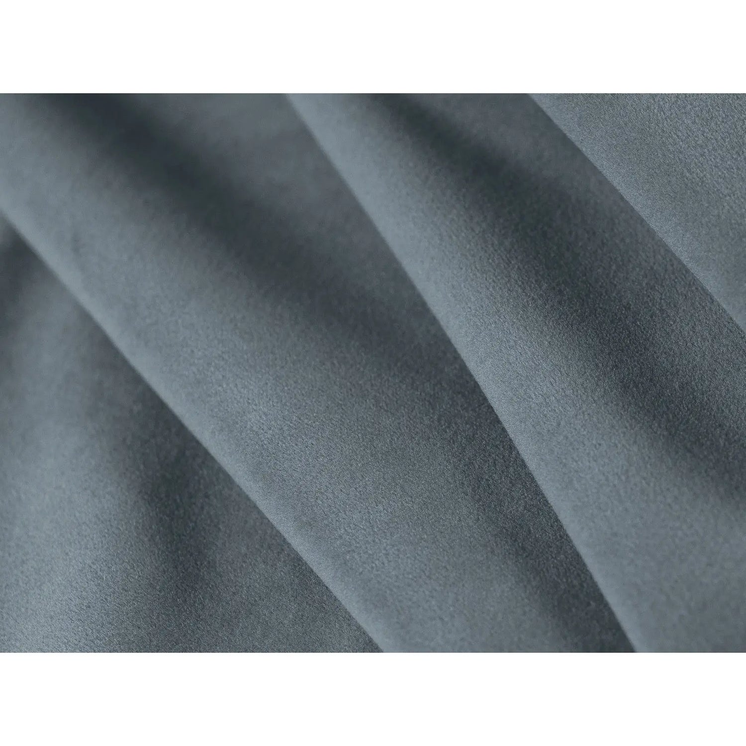 Mamaia 7-Sitzer Panorama-Ecksofa, Linke Seite, Metallbeine Schwarz, mit Bezug aus Samt (Blu06) in Hellblau, 327x256 cm – Bild 7