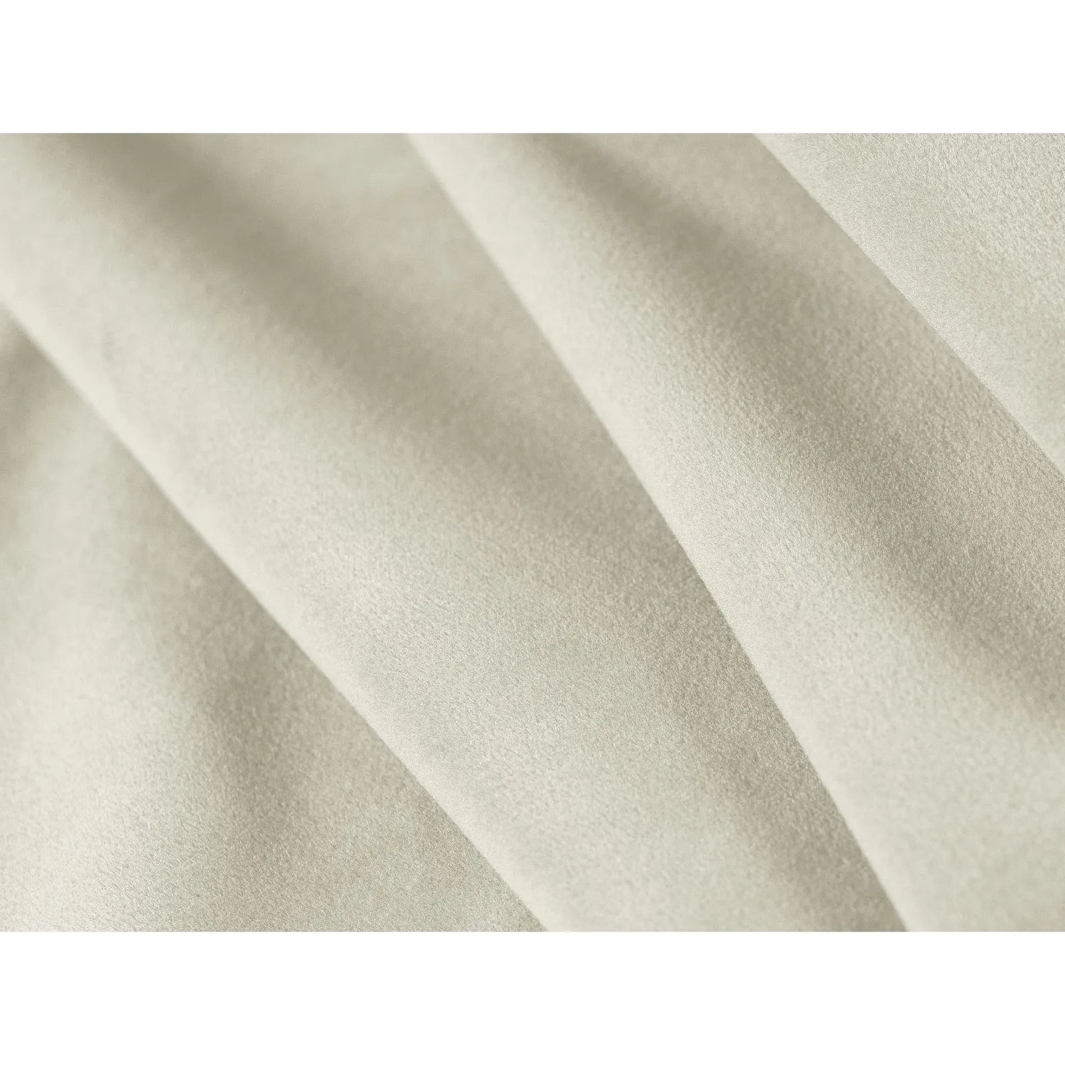 Mamaia 7-Sitzer Panorama-Ecksofa, Linke Seite, Metallbeine Schwarz, mit Bezug aus Samt (Blu22) in Leichtes Beige, 327x256 cm – Bild 7