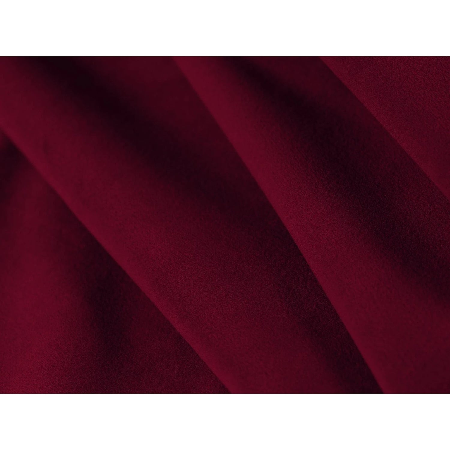 Mamaia 7-Sitzer Panorama-Ecksofa, Linke Seite, Metallbeine Schwarz, mit Bezug aus Samt (Blu59) in Rot, 327x256 cm – Bild 7