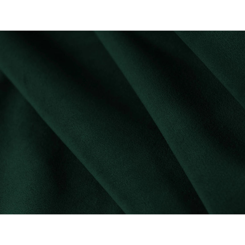 Mamaia 7-Sitzer Panorama-Ecksofa, Linke Seite, Metallbeine Schwarz, mit Bezug aus Samt (Blu78) in Flaschengrün, 327x256 cm – Bild 7