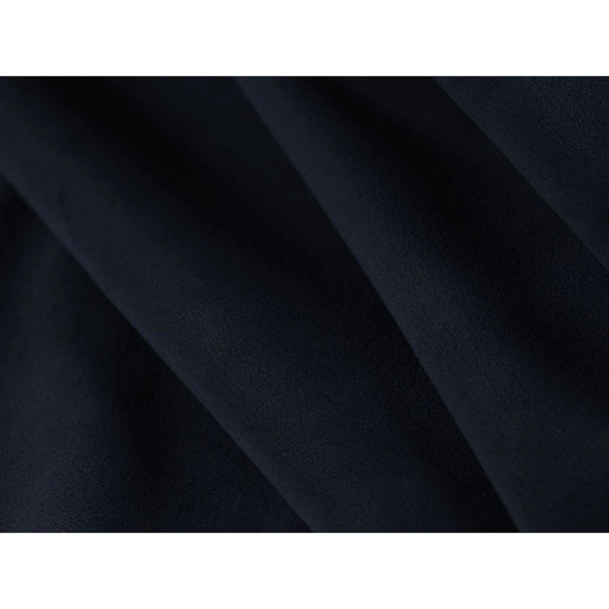 Mamaia 7-Sitzer Panorama-Ecksofa, Linke Seite, Metallbeine Schwarz, mit Bezug aus Samt (Blu89) in Dunkelblau, 327x256 cm – Bild 7