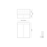 Mamaia Boxspringbett mit Stauraum und Kopfteil in Samt (Blu03) in Silber, 140x200 cm – Bild 2