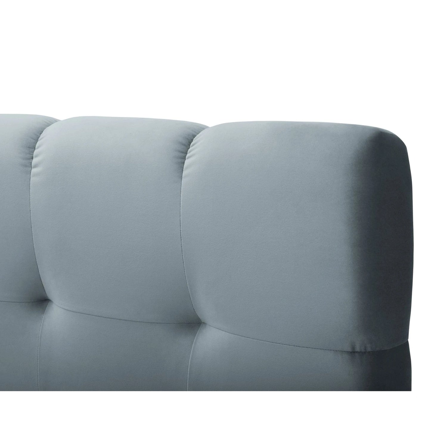 Mamaia Boxspringbett mit Stauraum und Kopfteil in Samt (Blu06) in Hellblau, 160x200 cm – Bild 7
