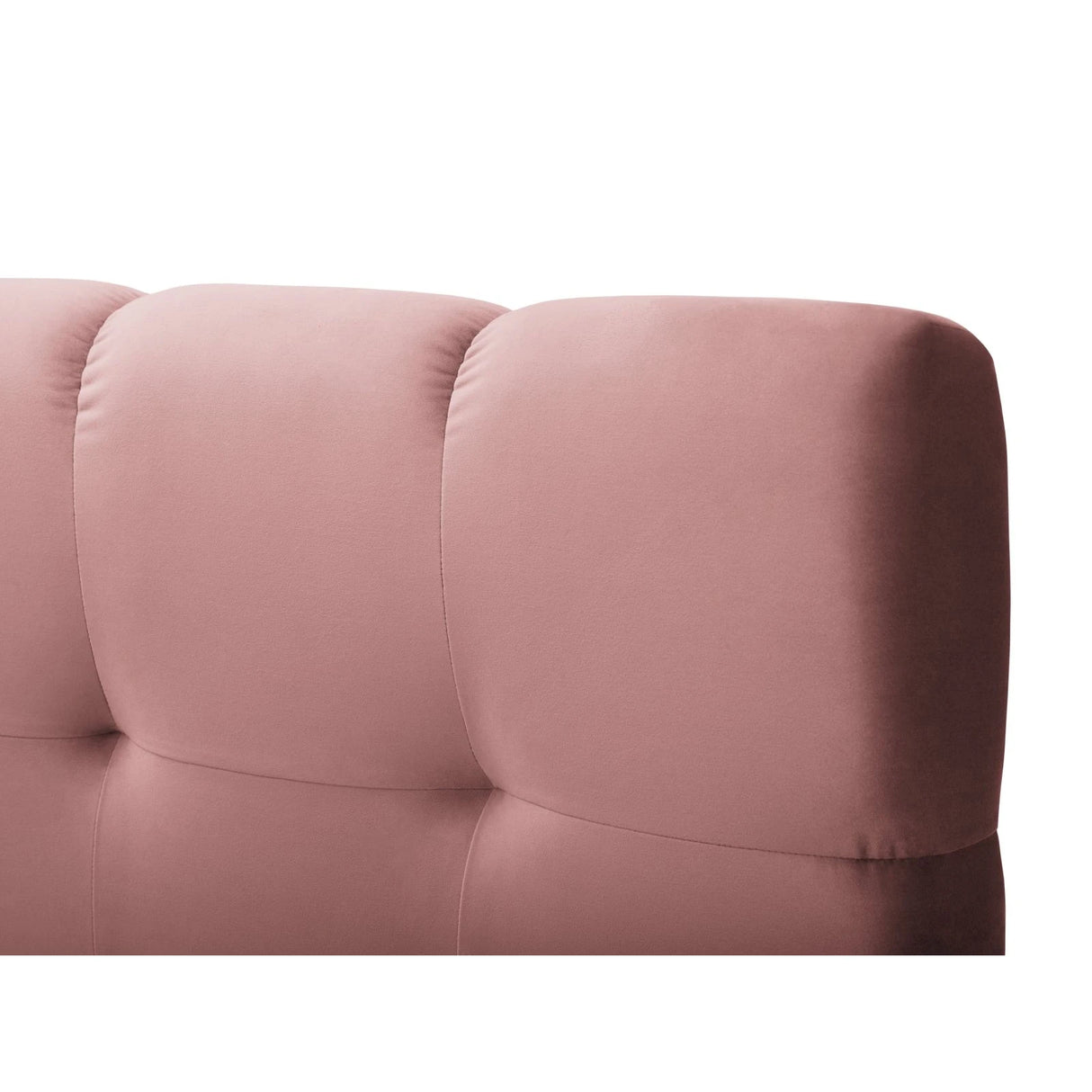 Mamaia Boxspringbett mit Stauraum und Kopfteil in Samt (Blu52) in Rosa, 140x200 cm – Bild 7