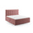 Mamaia Boxspringbett mit Stauraum und Kopfteil in Samt (Blu52) in Rosa, 180x200 cm – Bild 1