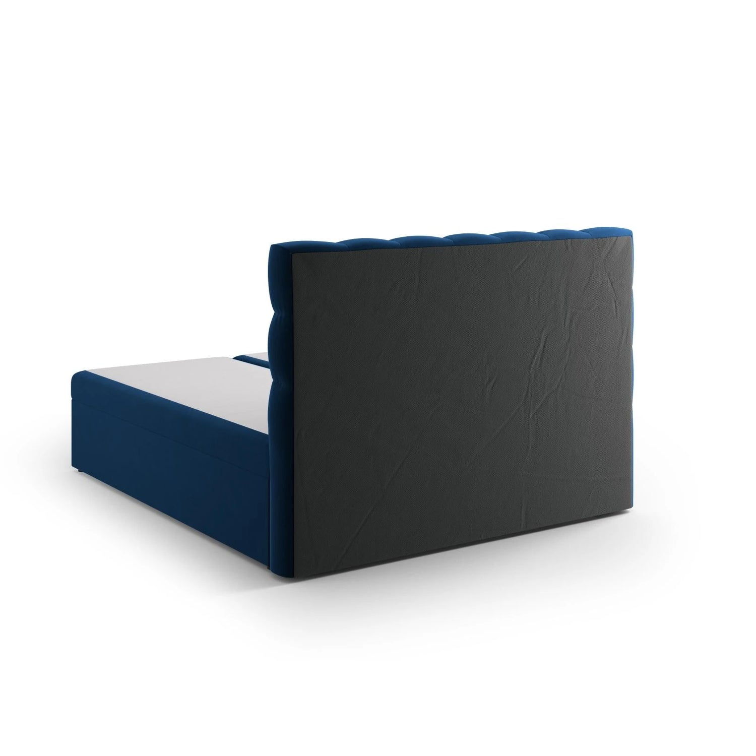 Mamaia Boxspringbett mit Stauraum und Kopfteil in Samt (Blu86) in Königsblau, 160x200 cm – Bild 6