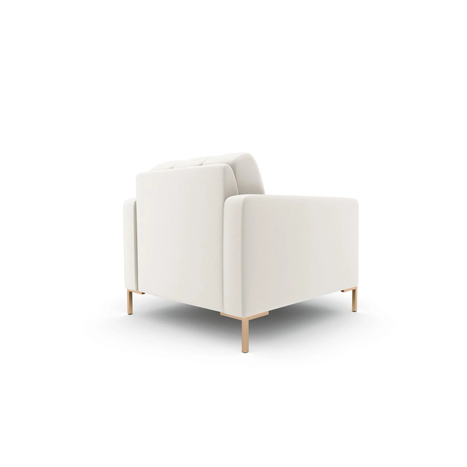 Mamaia Sessel, Beine Goldmetall, mit Bezug aus Samt oder Strukturstoff, 87x96 cm – Bild 4