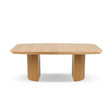 Mana ausziehbarer Esstisch aus Eichenfurnier und Eiche, 200-300 cm - ZEN ZONE Furniture