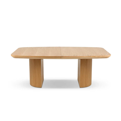 Mana ausziehbarer Esstisch aus Eichenfurnier und Eiche, 200-300 cm - ZEN ZONE Furniture