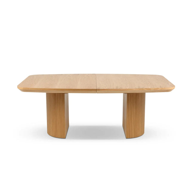 Mana ausziehbarer Esstisch aus Eichenfurnier und Eiche, 200-300 cm - ZEN ZONE Furniture