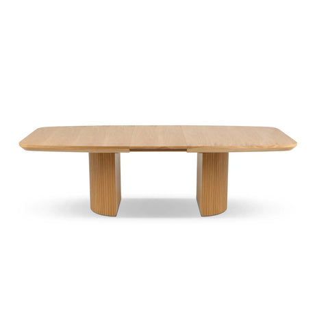 Mana ausziehbarer Esstisch aus Eichenfurnier und Eiche, 200-300 cm - ZEN ZONE Furniture