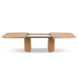 Mana ausziehbarer Esstisch aus Eichenfurnier und Eiche, 200-300 cm - ZEN ZONE Furniture