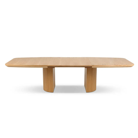 Mana ausziehbarer Esstisch aus Eichenfurnier und Eiche, 200-300 cm - ZEN ZONE Furniture