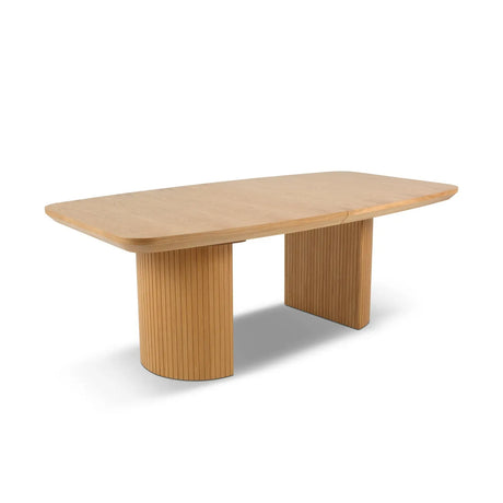 Mana ausziehbarer Esstisch aus Eichenfurnier und Eiche, 200-300 cm - ZEN ZONE Furniture