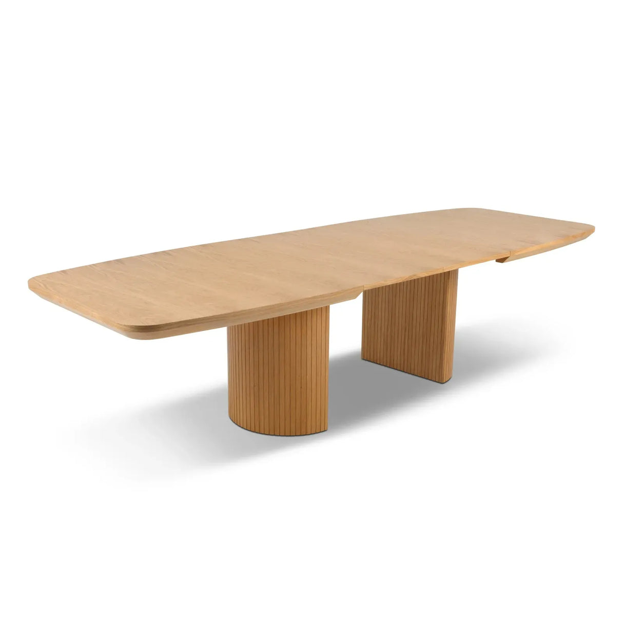 Mana ausziehbarer Esstisch aus Eichenfurnier und Eiche, 200-300 cm - ZEN ZONE Furniture