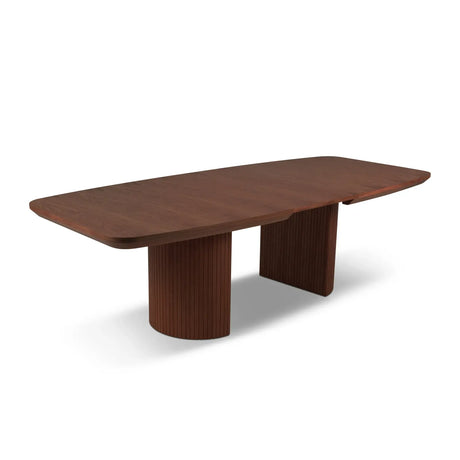 Mana ausziehbarer Esstisch aus Eichenfurnier und Eiche, 200-300 cm - ZEN ZONE Furniture
