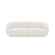 Miley 2-Sitzer Sofa mit Bezug aus Samt oder Boucle, 180x90 cm - ZEN ZONE Furniture