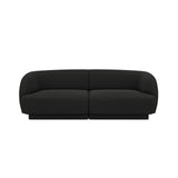 Miley 2-Sitzer Sofa mit Bezug aus Samt oder Boucle, 180x90 cm - ZEN ZONE Furniture