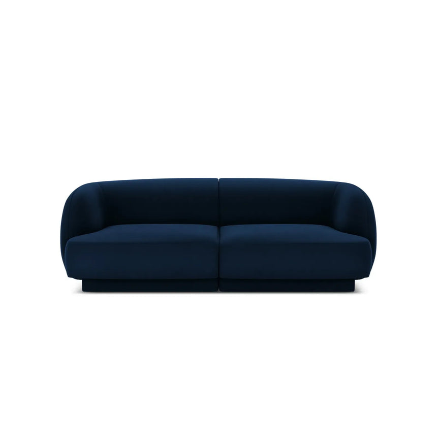Miley 2-Sitzer Sofa mit Bezug aus Samt oder Boucle, 180x90 cm - ZEN ZONE Furniture