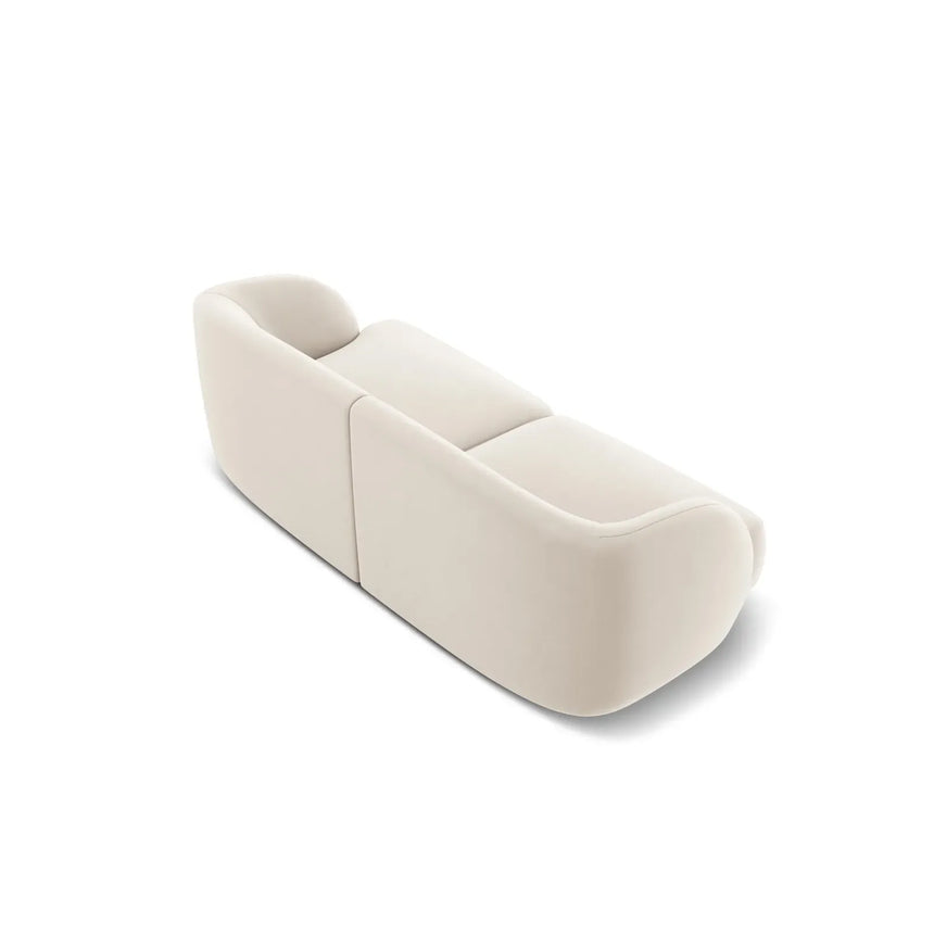 Miley 2-Sitzer Sofa mit Bezug aus Samt oder Boucle, 180x90 cm - ZEN ZONE Furniture