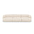 Miley 3-Sitzer Sofa mit Bezug aus Chenille, 255x90 cm - ZEN ZONE Furniture
