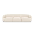 Miley 3-Sitzer Sofa mit Bezug aus Chenille, 255x90 cm - ZEN ZONE Furniture