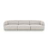 Miley 3-Sitzer Sofa mit Bezug aus Chenille, 255x90 cm - ZEN ZONE Furniture