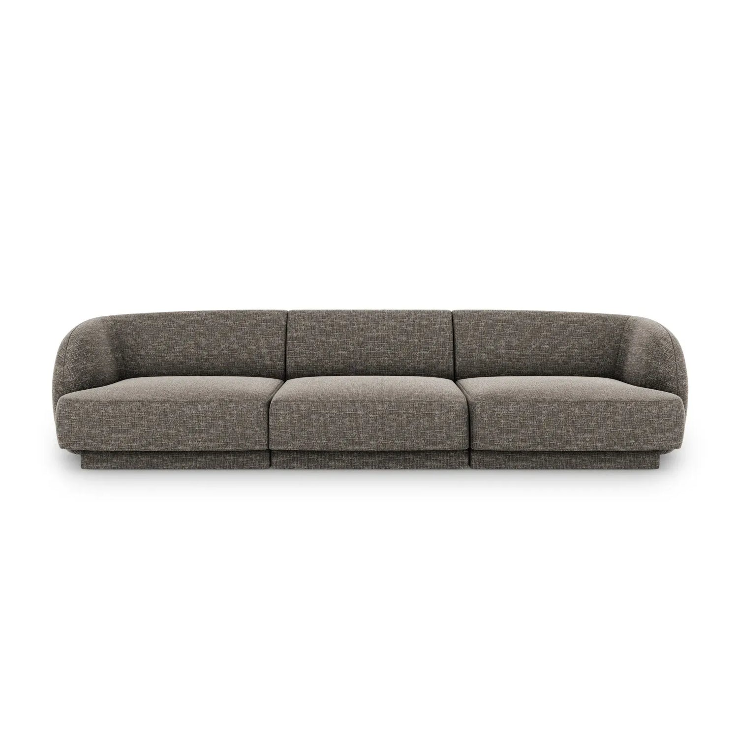 Miley 3-Sitzer Sofa mit Bezug aus Chenille, 255x90 cm - ZEN ZONE Furniture