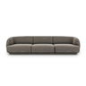 Miley 3-Sitzer Sofa mit Bezug aus Chenille, 255x90 cm - ZEN ZONE Furniture