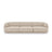 Miley 3-Sitzer Sofa mit Bezug aus Chenille, 255x90 cm - ZEN ZONE Furniture