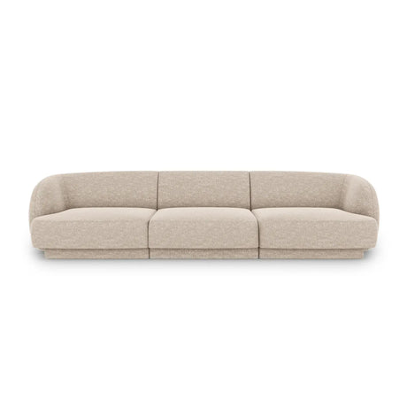 Miley 3-Sitzer Sofa mit Bezug aus Chenille, 255x90 cm - ZEN ZONE Furniture