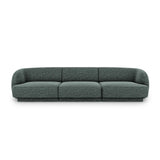Miley 3-Sitzer Sofa mit Bezug aus Chenille, 255x90 cm - ZEN ZONE Furniture