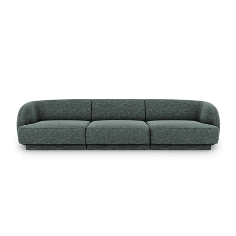 Miley 3-Sitzer Sofa mit Bezug aus Chenille, 255x90 cm - ZEN ZONE Furniture