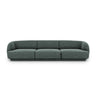 Miley 3-Sitzer Sofa mit Bezug aus Chenille, 255x90 cm - ZEN ZONE Furniture