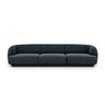 Miley 3-Sitzer Sofa mit Bezug aus Chenille, 255x90 cm - ZEN ZONE Furniture
