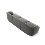 Miley 3-Sitzer Sofa mit Bezug aus Samt oder Boucle, 255x90 cm - ZEN ZONE Furniture