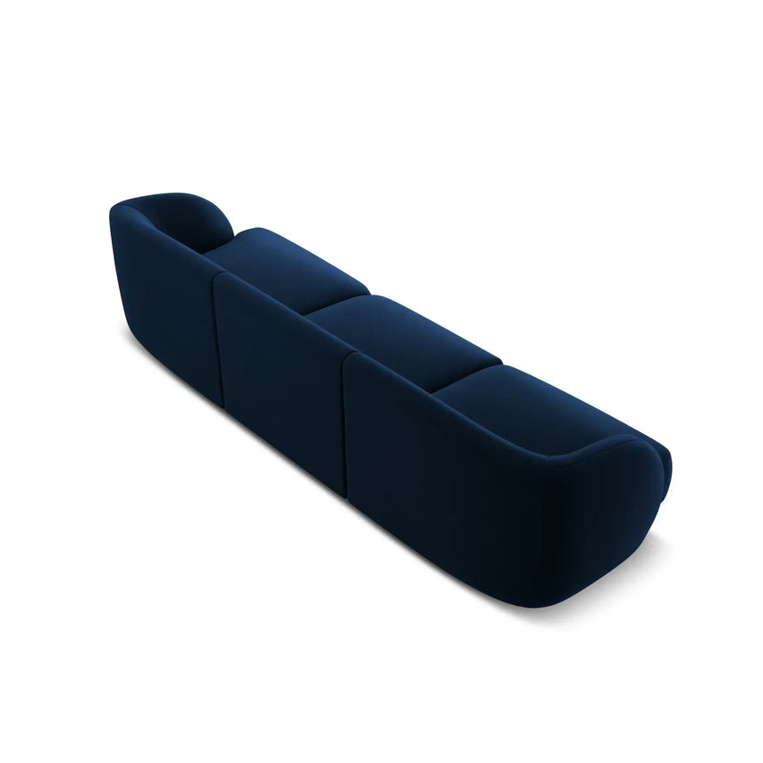 Miley 3-Sitzer Sofa mit Bezug aus Samt oder Boucle, 255x90 cm - ZEN ZONE Furniture