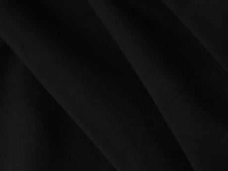 Miley 4-Sitzer Ecksofa Rechts mit Bezug aus Samt (Blu19) in Schwarz, 255x156 cm – Bild 5