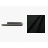 Miley 4-Sitzer Sofa, Linke Seite offen, in Boucle (Bal2082) in Schwarz, 323x90 cm – Bild 1